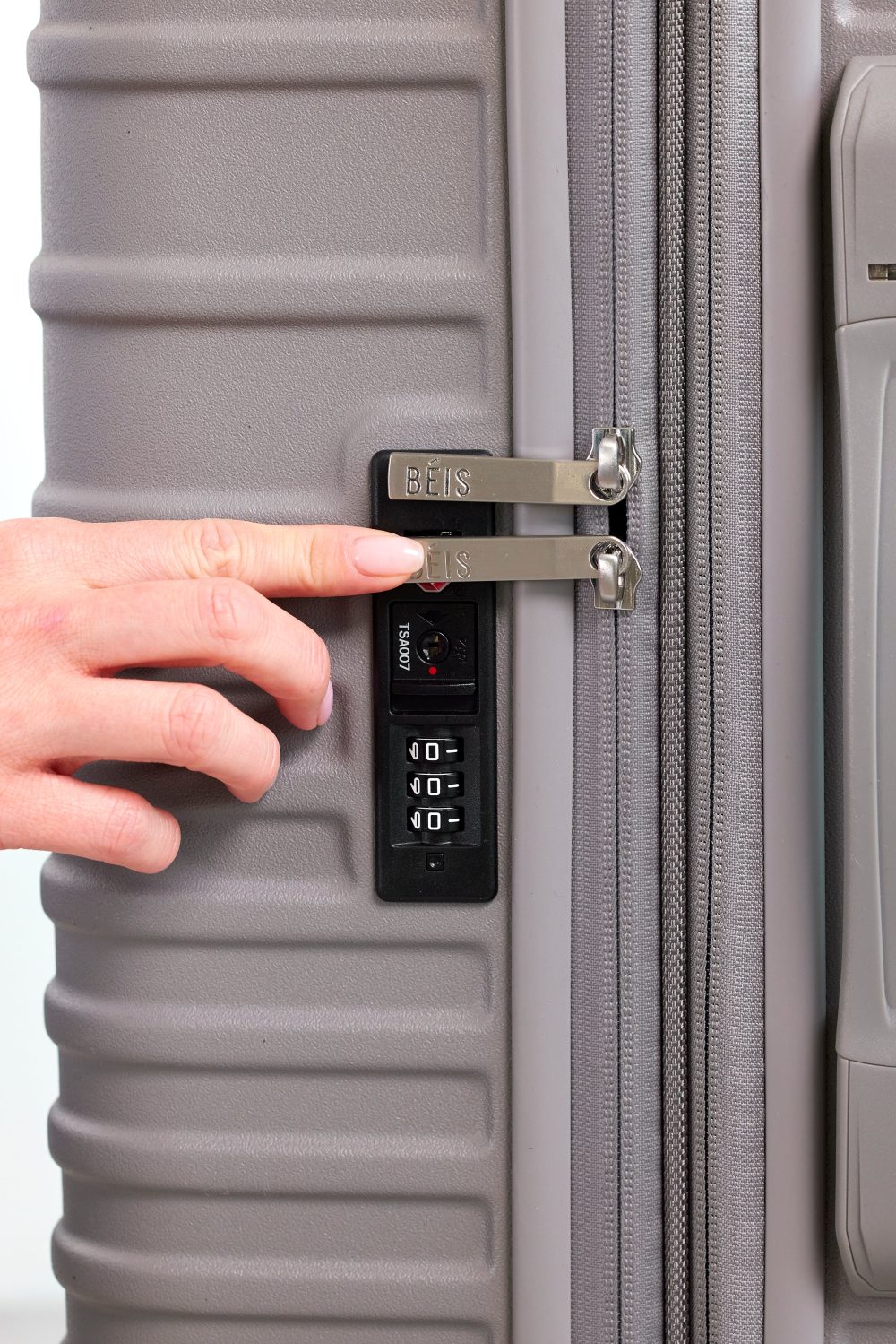 The Medium Check-In Roller in Grey - Image 3