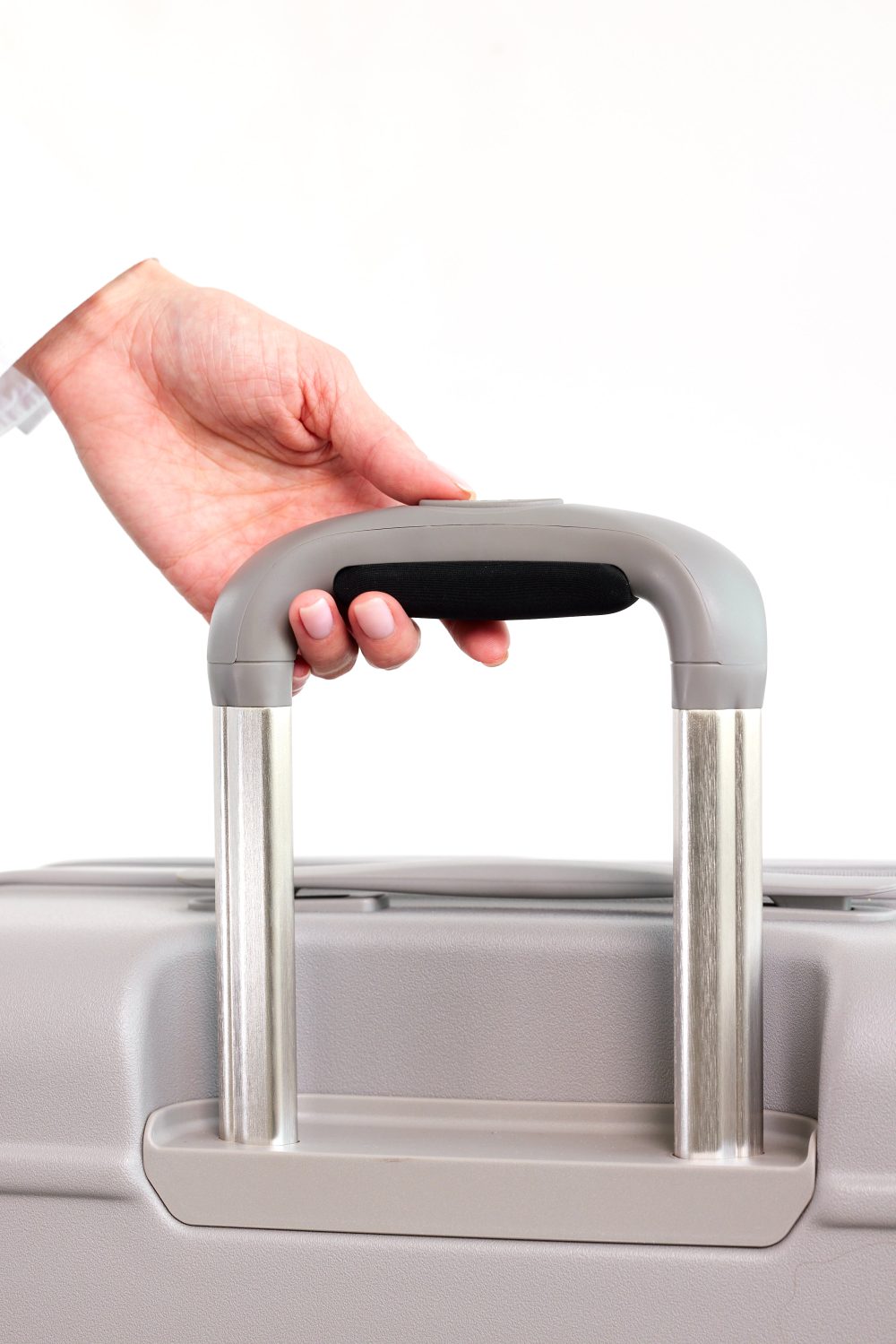 The Medium Check-In Roller in Grey - Image 4