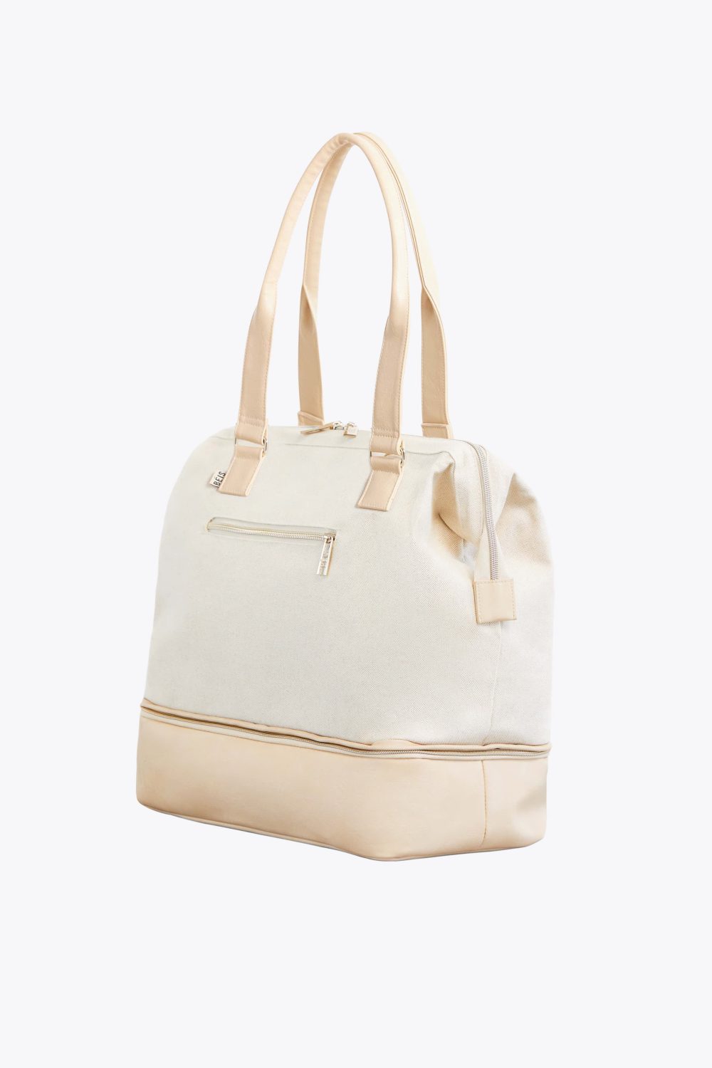 The Convertible Mini Weekender in Beige - Image 6