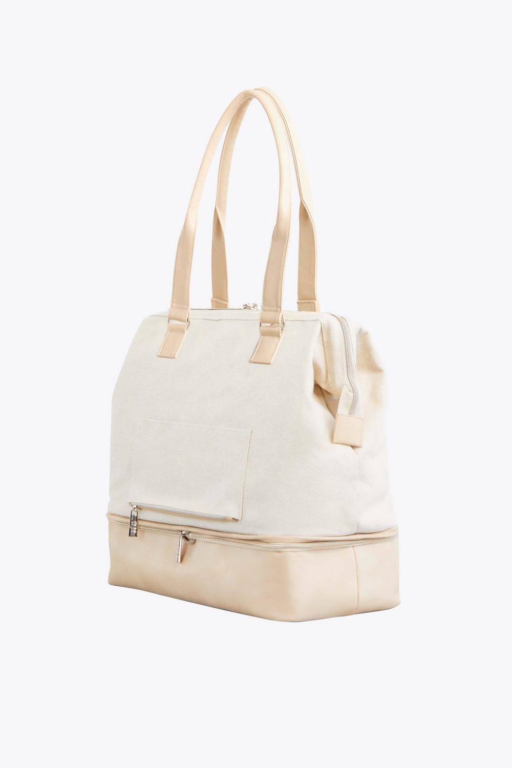 The Convertible Mini Weekender in Beige - Image 7