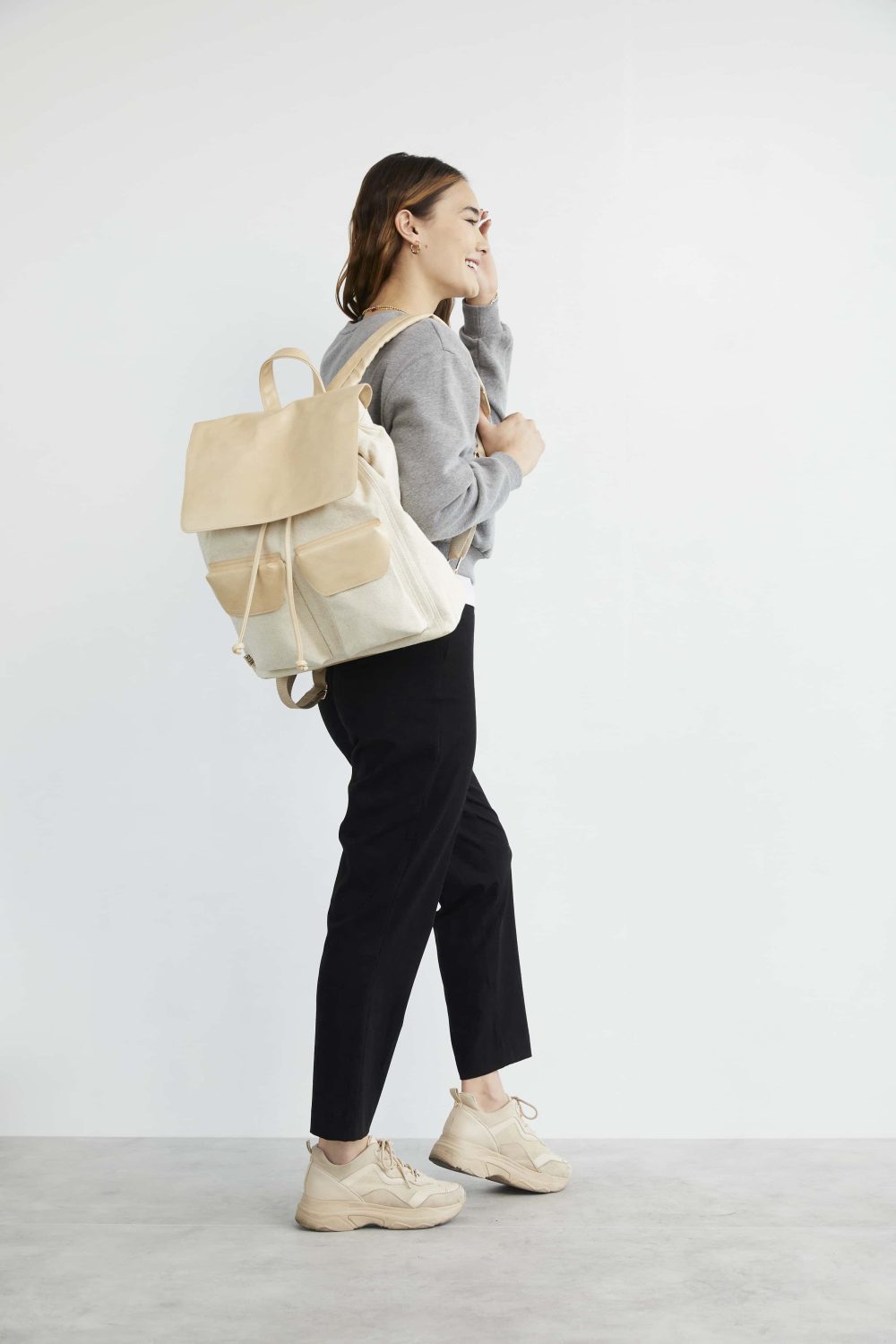 The Rucksack in Beige - Image 3
