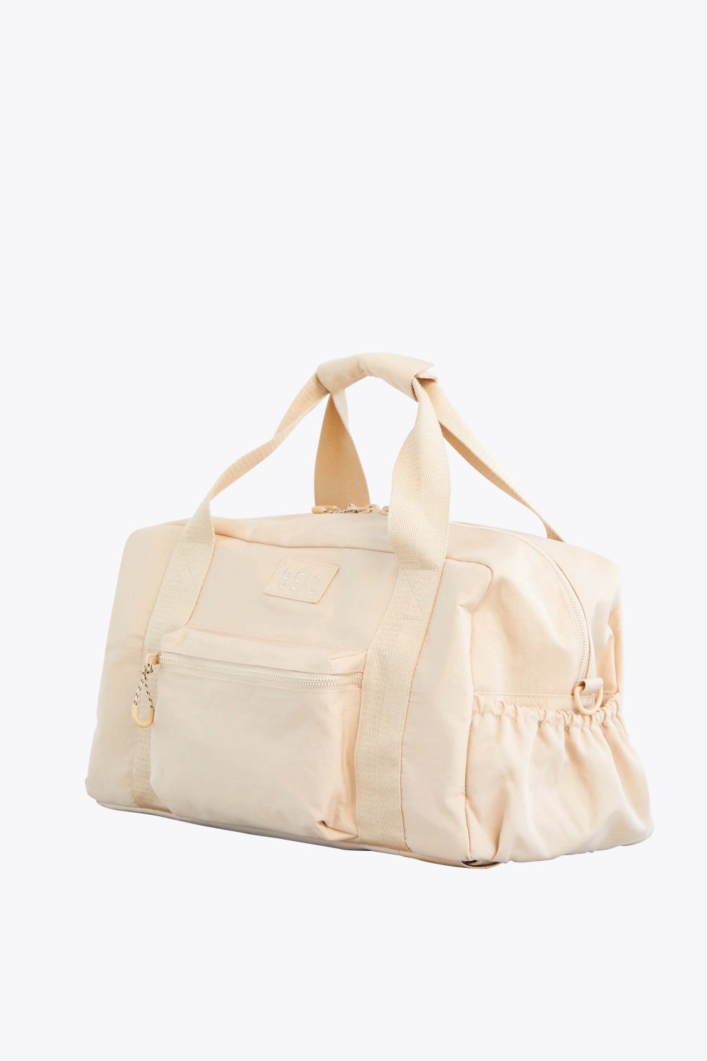 The Sport Duffle Backpack in Beige - Image 4