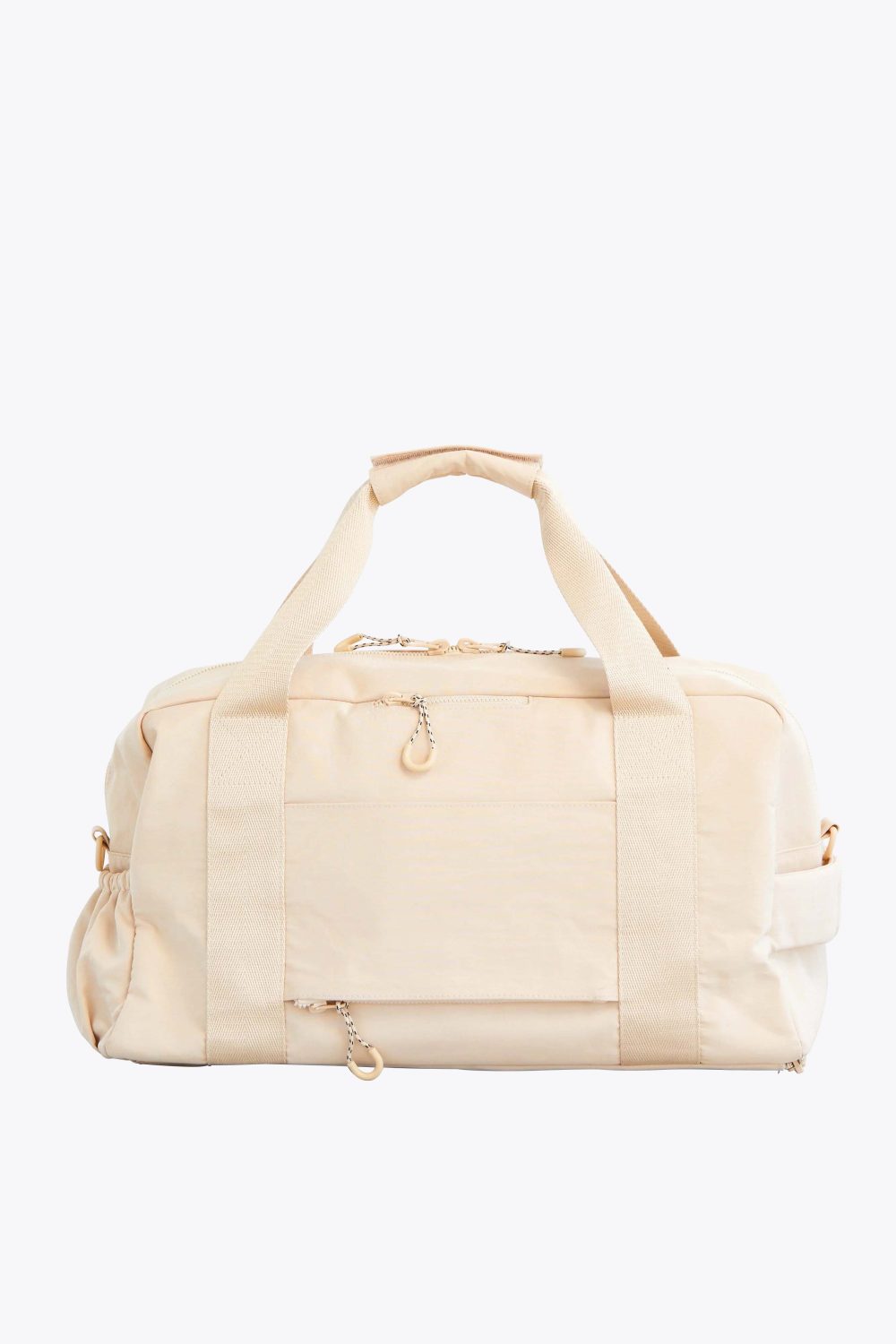 The Sport Duffle Backpack in Beige - Image 6