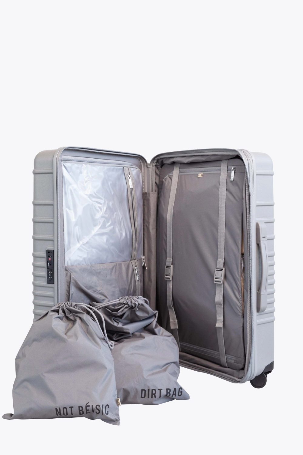 The Medium Check-In Roller in Grey - Image 7