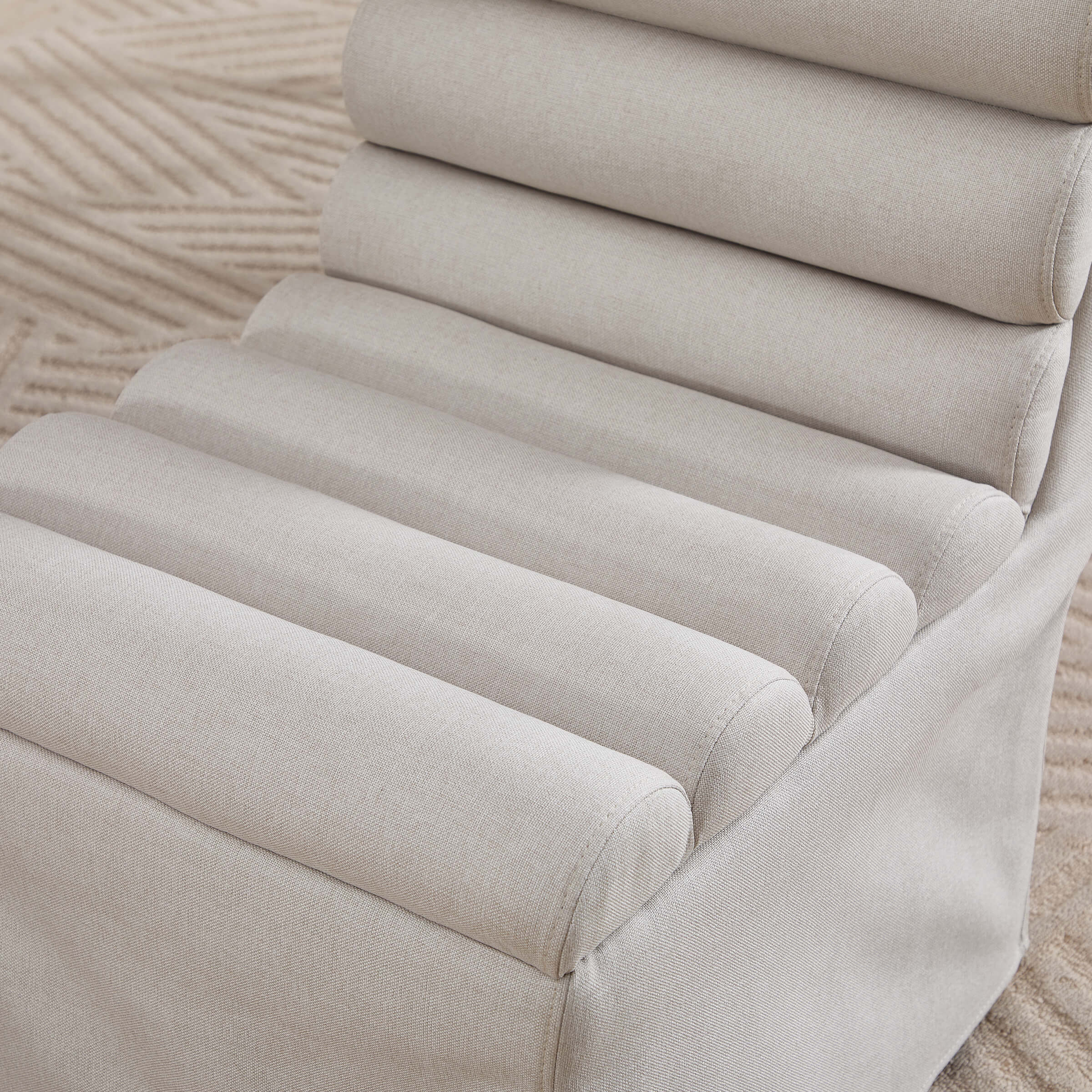 KMAX Parsons Dining Chairs Set of 2 with Cylindrical Cushion - 10127DC