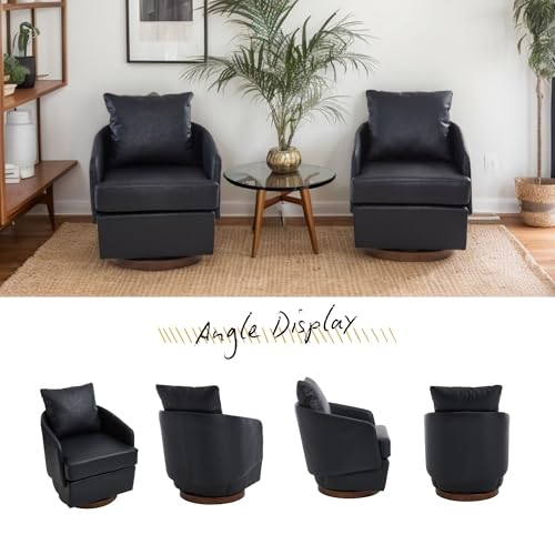 ROCITY Swivel Accent Chair with Pillow 1 PCS - 30004AC