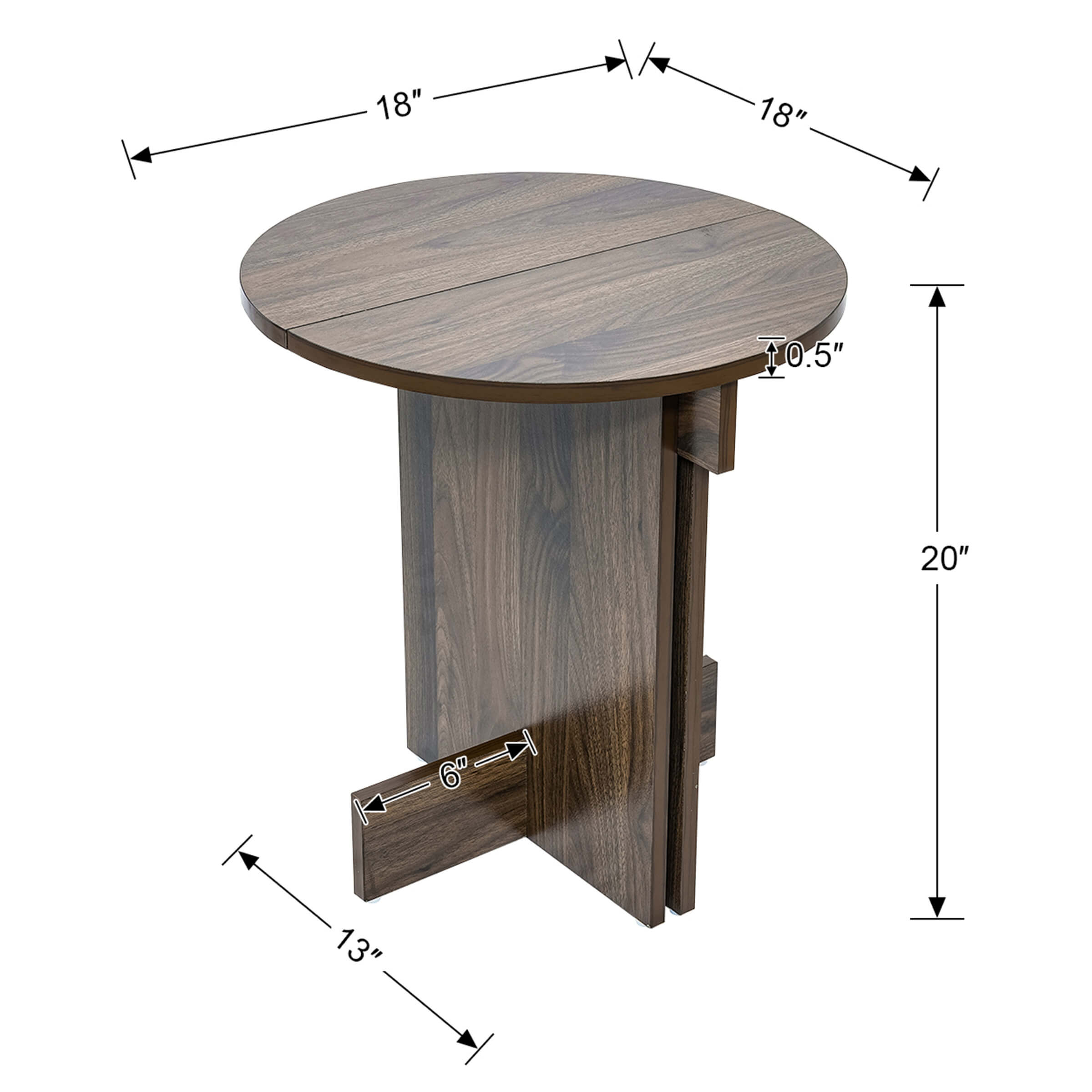 EALSON Vintage Side Table - 20225ST