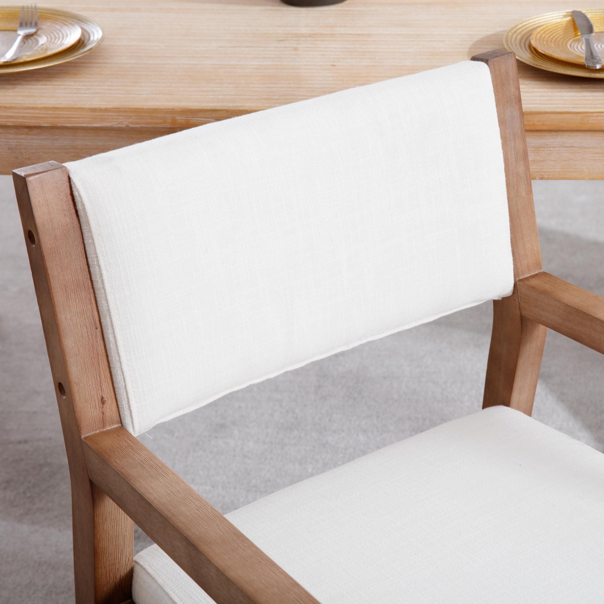 EALSON Solid Wood Dining Armchair Set of 2 - 1527DC