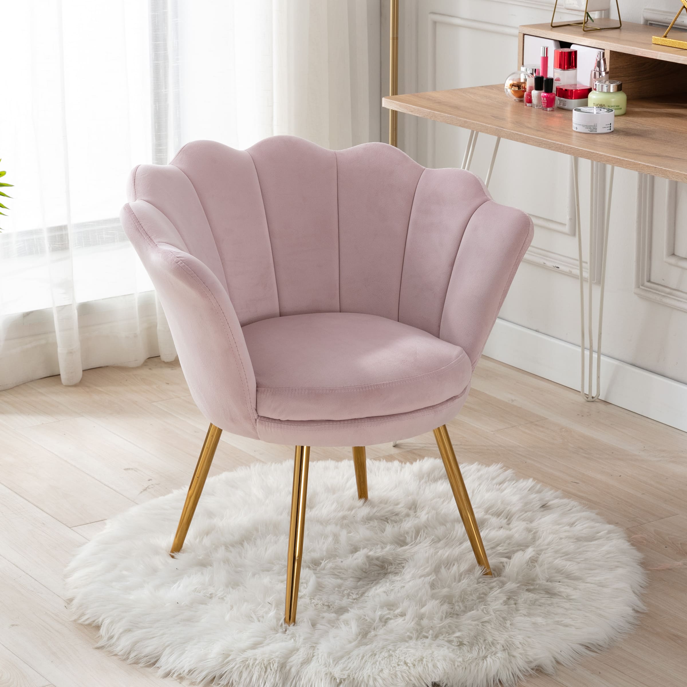 CHICAURA Modern Seashell Accent Chair 1 PCS - 1342AC