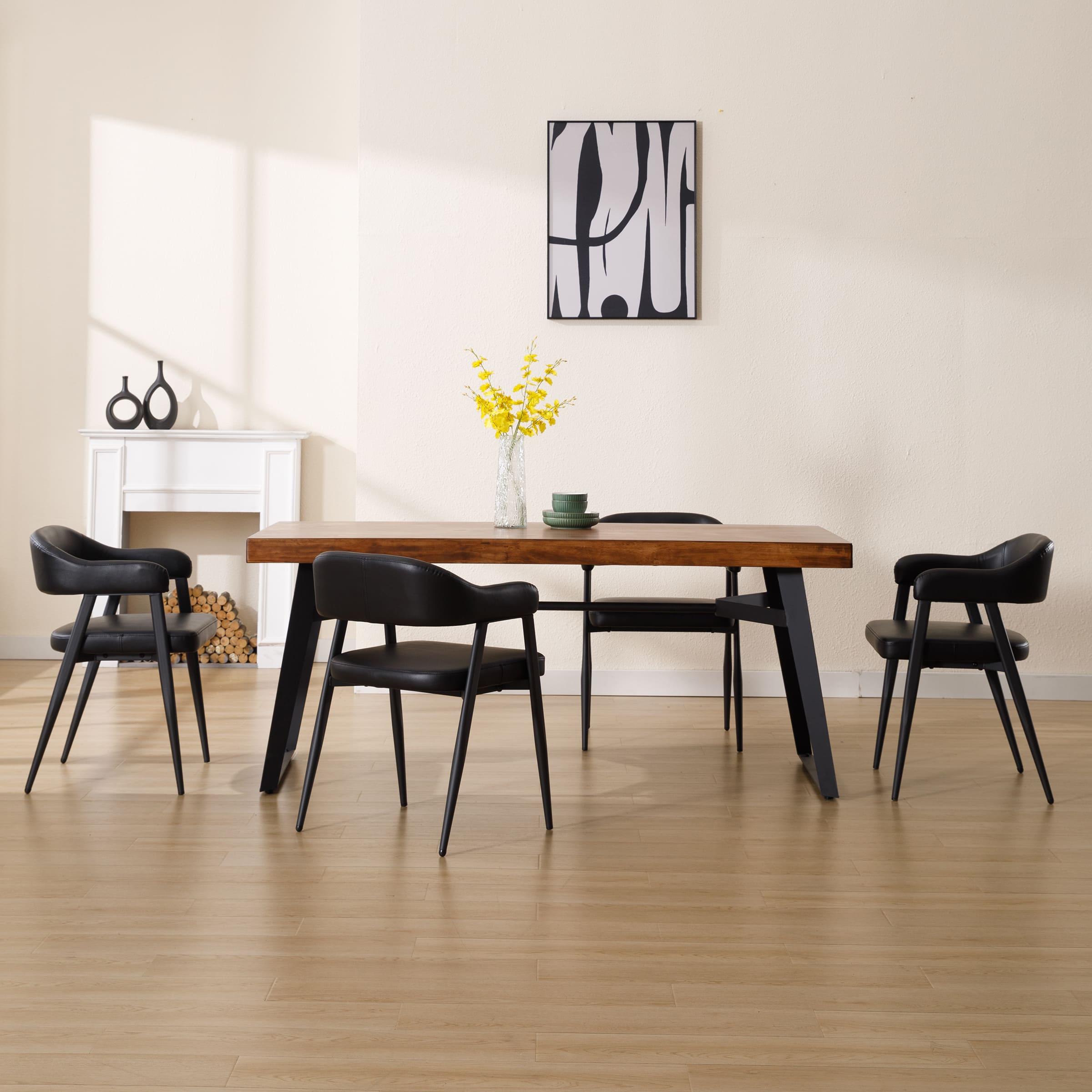 VESCASA Modern Open Back Dining Chairs Set of 2 - 91530DC