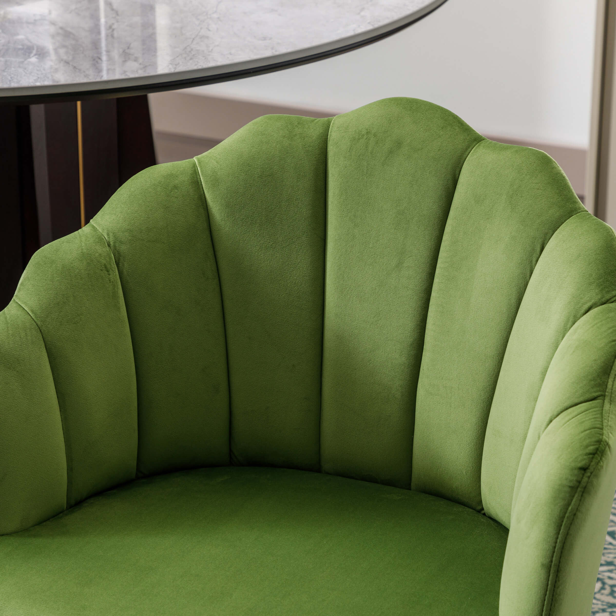 ZH4YOU Velvet Dining Chairs Set of 2 - 7753DC