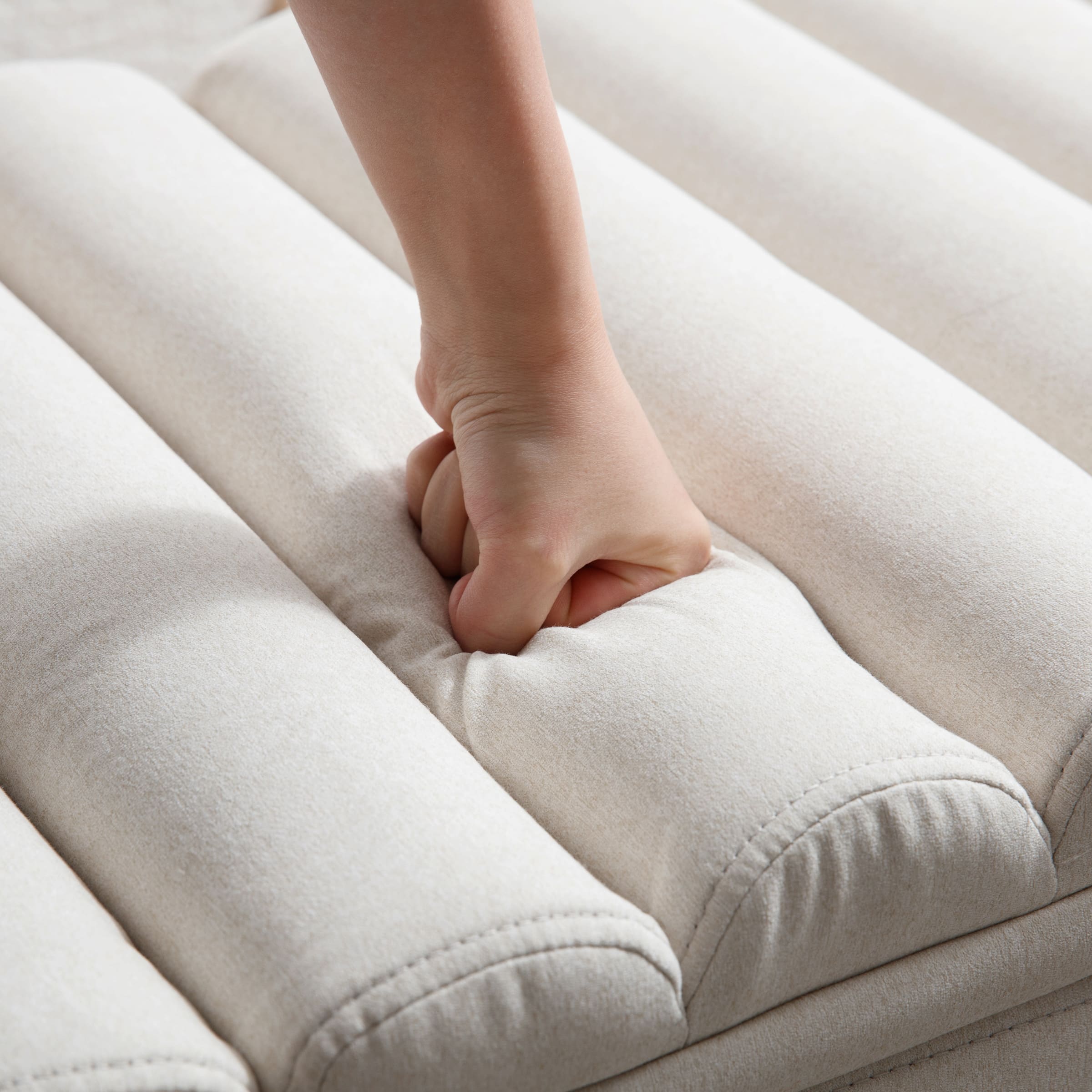 ROCITY 45" Rectangle Storage Bench Entryway Bench - 2632BH