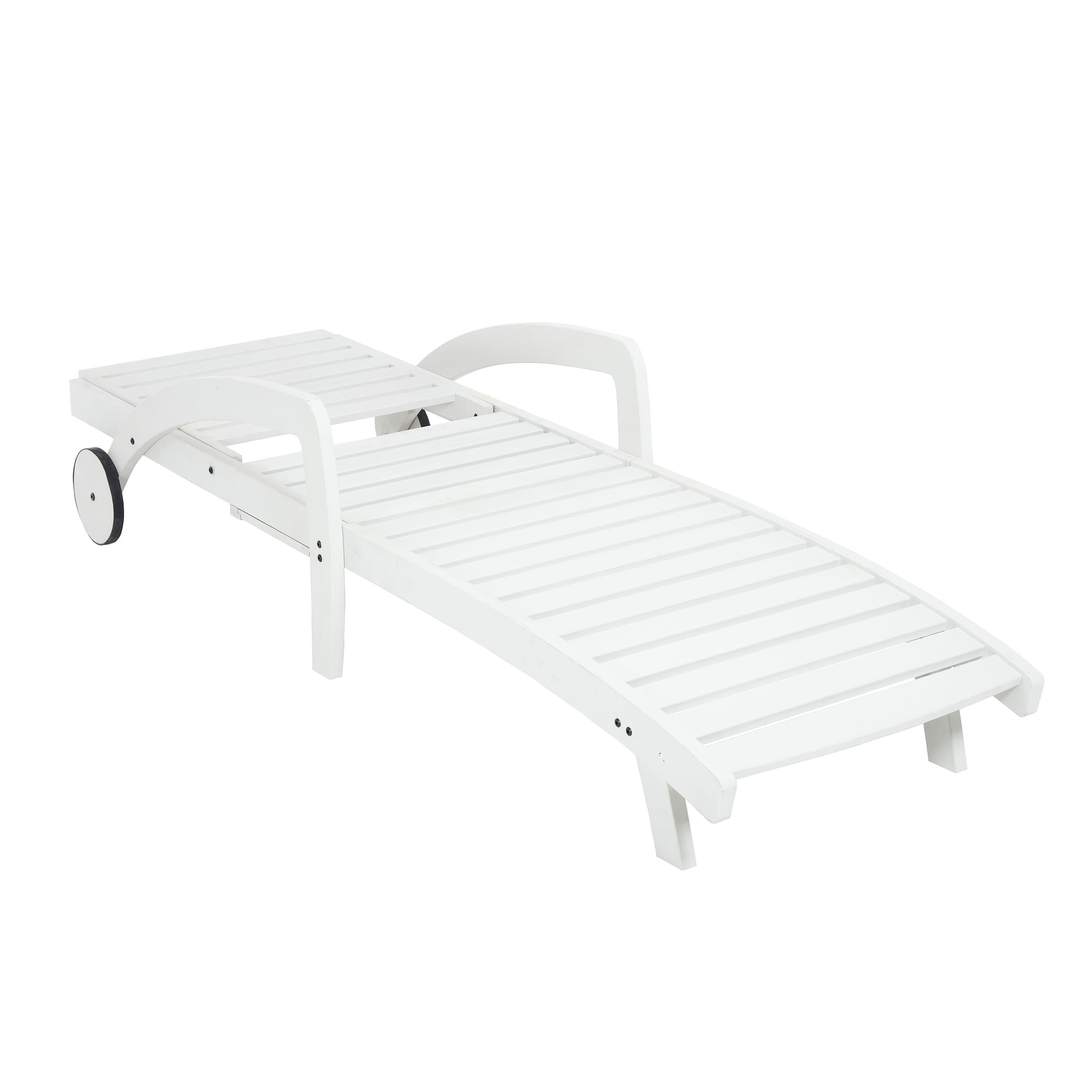 Kmax Adjustable Wood Reclining Lounge Chair - 2602DB