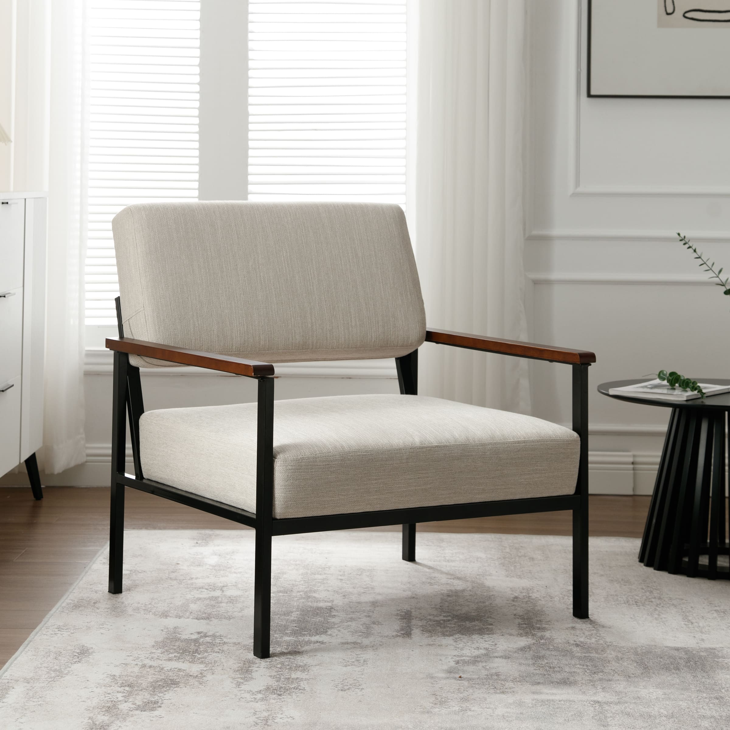 ROCITY Mid Century Modern Accent Chair 1 PCS - X379AC